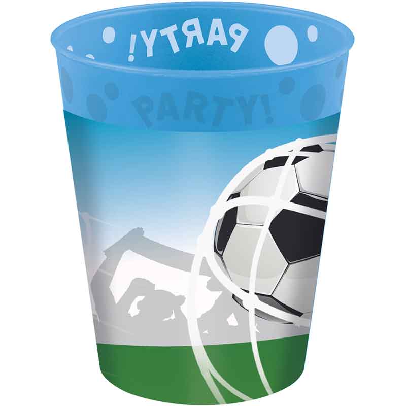 250ml SOCCER FANS REUSABLE PARTY CUP