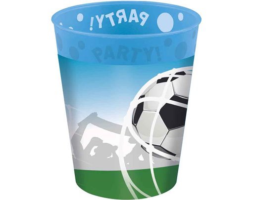 250ml SOCCER FANS REUSABLE PARTY CUP