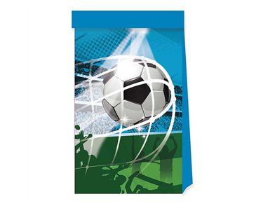 4PK SOCCER FANS PAPER PARTY BAGS