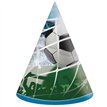 6PK SOCCER FANS PAPER HATS