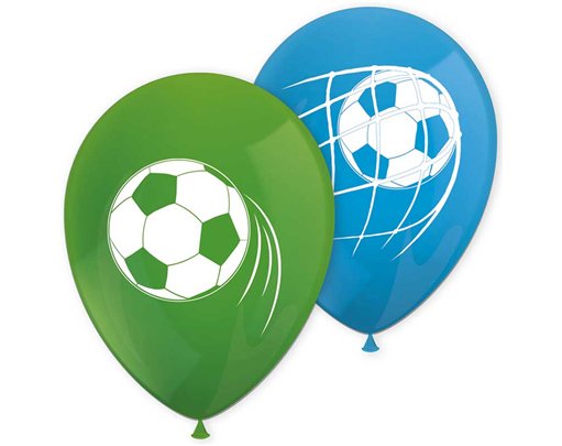 8PK SOCCER FANS BALLOONS