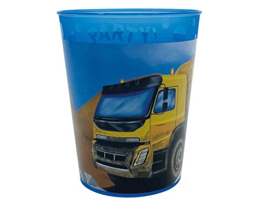 250ml CONSTRUCTION REUSABLE PARTY CUP