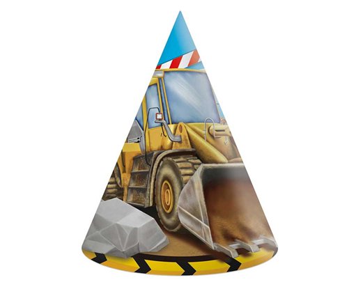 6PK CONSTRUCTION PAPER HATS