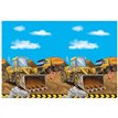 CONSTRUCTION PLASTIC TABLECOVER