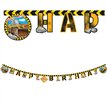 CONSTRUCTION "HAPPY BIRTHDAY" BANNER