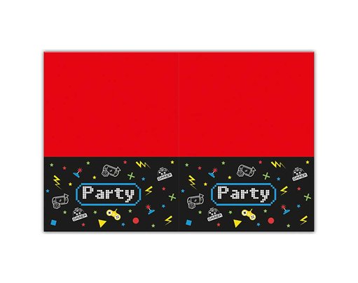 GAMING PARTY PLASTIC TABLECOVER