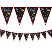 GAMING PARTY TRIANGLE FLAG BANNER