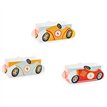 3PK CARS SNACK BOXES