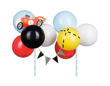 29cm ASST CARS BALLOON CAKE TOPPERS