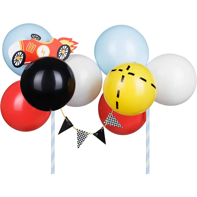 29cm ASST CARS BALLOON CAKE TOPPERS