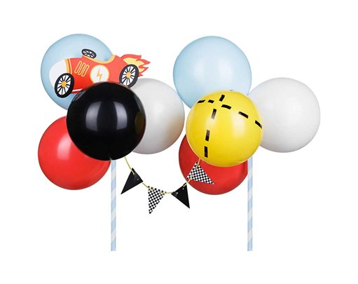 29cm ASST CARS BALLOON CAKE TOPPERS
