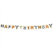 ZOO ANIMALS "HAPPY BIRTHDAY" PAPER BANNER