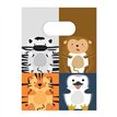 4PK ZOO ANIMALS PAPER PARTY BAGS