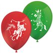 8PK JUNGLE ANIMALS LATEX BALLOONS