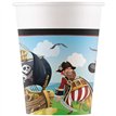 8PK 200ml ISLAND PIRATES PAPER CUPS