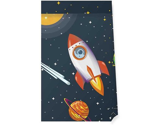 4PK ROCKET SPACE PAPER PARTY BAGS