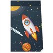 4PK ROCKET SPACE PAPER PARTY BAGS