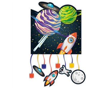 ROCKET SPACE PINATA