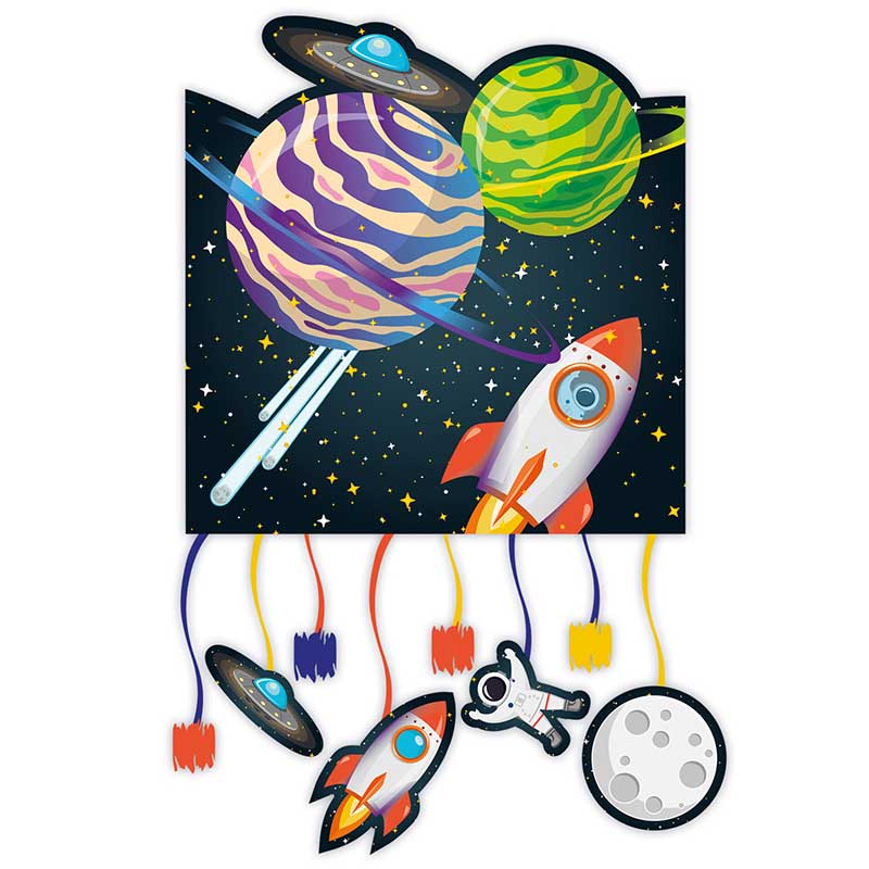 ROCKET SPACE PINATA