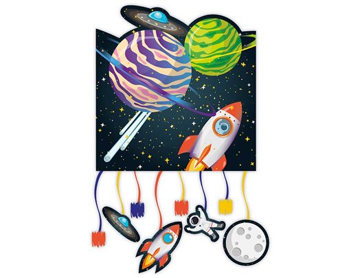 ROCKET SPACE PINATA