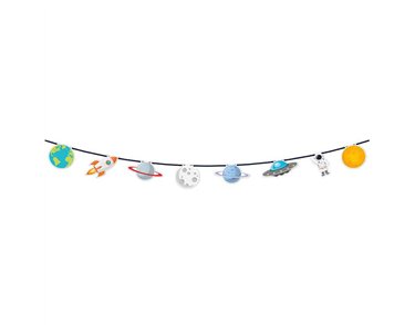 ROCKET SPACE PAPER BANNER
