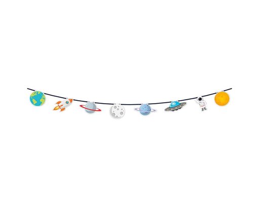 ROCKET SPACE PAPER BANNER