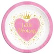 8PK 23cm MY LITTLE PRINCESS PAPER PLATES