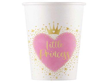 8PK 200ml MY LITTLE PRINCESS PAPER CUPS