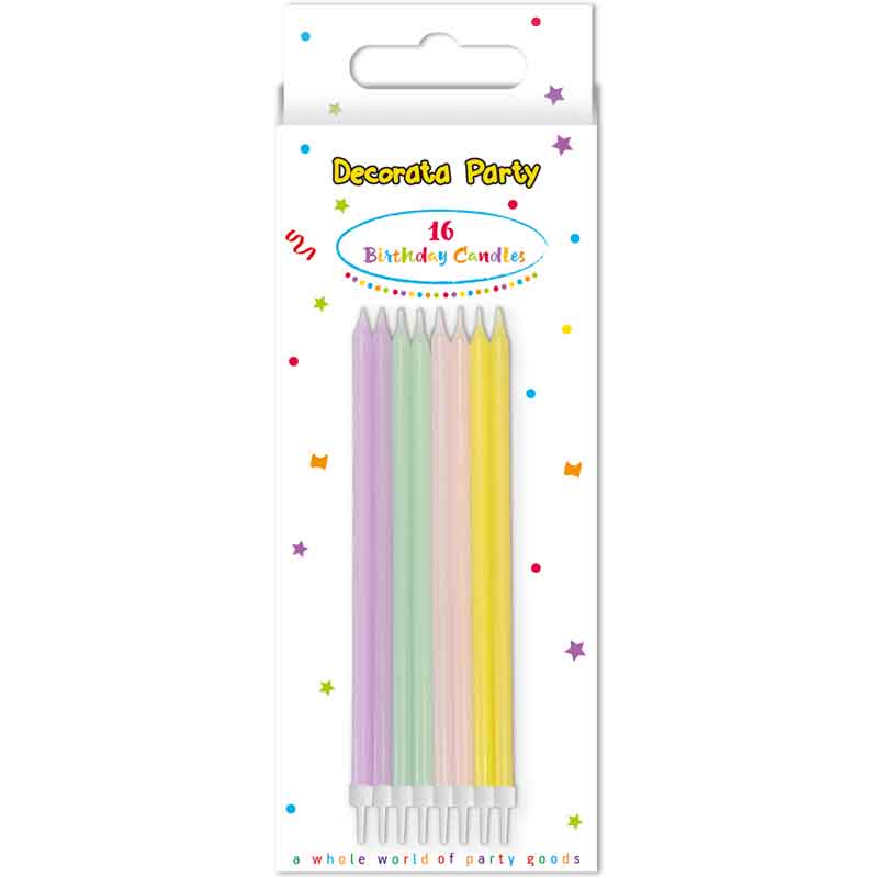 16PK MY LITTLE PRINCESS BIRTHDAY CANDLES