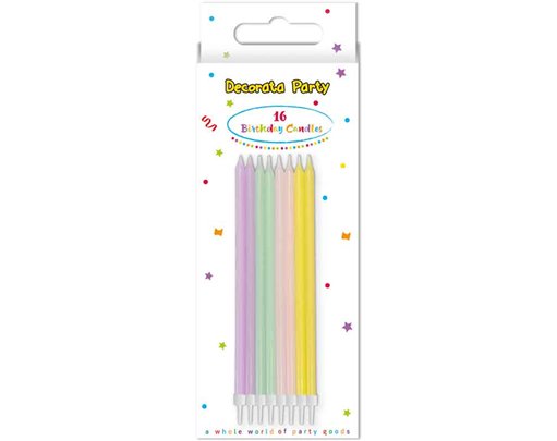 16PK MY LITTLE PRINCESS BIRTHDAY CANDLES