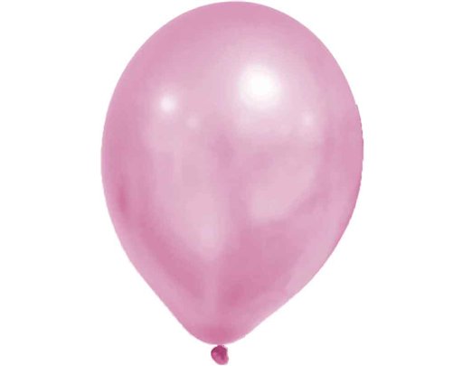 8PK MY LITTLE PRINCESS METALLIC PASTEL PINK BALLOONS