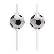 4PK FOOTBALL PARTY PAPER DRINKING STRAWS