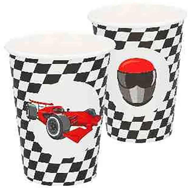 8PK SPEED RACING PAPER CUPS