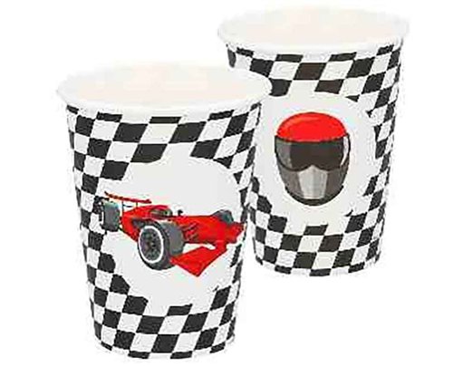 8PK SPEED RACING PAPER CUPS