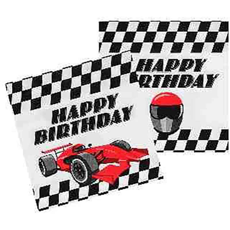 20PK SPEED RACING PAPER NAPKINS