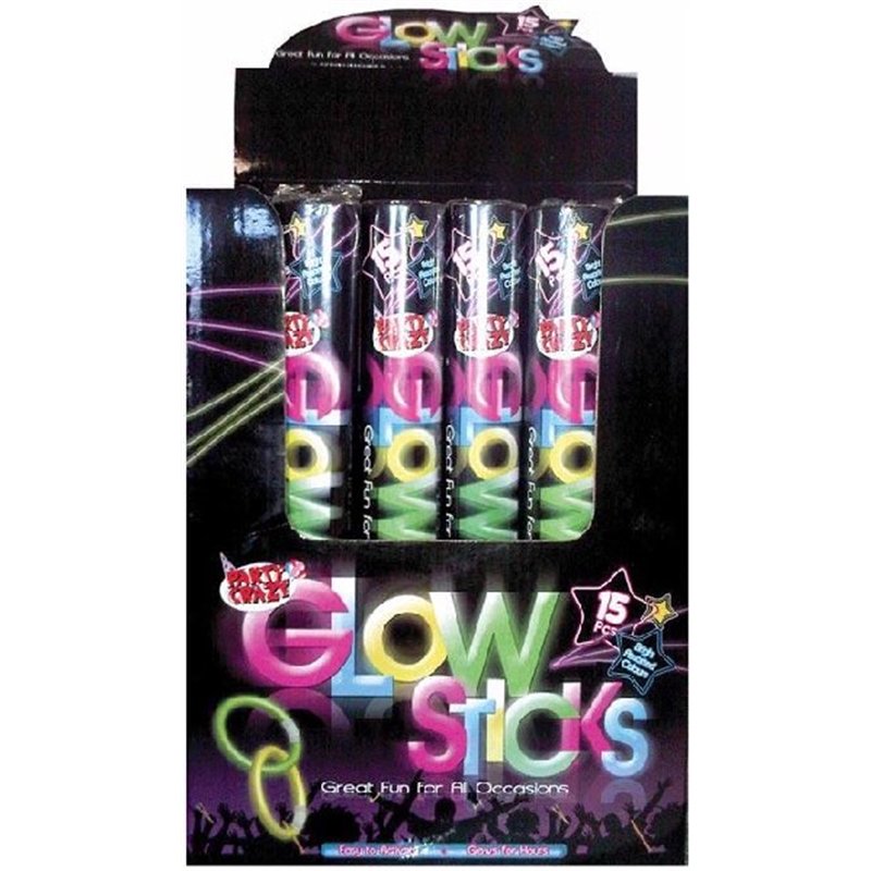 (15) 20CM GLOW STICKS  24S