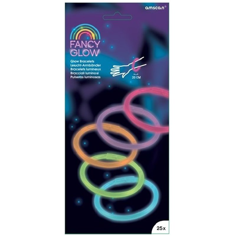(25) 20CM GLOW BRACELETS