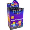 15PK ASST COLOURS GLOW BRACELET TUBE 24S