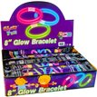 3PK ASST COLOURS GLOW BRACELET 24S