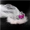 BRIDE TO BE FLASHING TIARA & VEIL