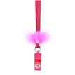 80CM PLASTIC PINK WHISTLE & L PLATE