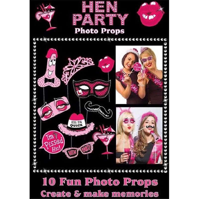 HEN PARTY PHOTO PROPS