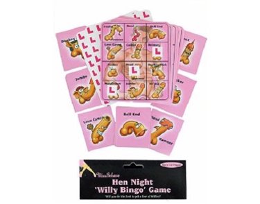 (12) HEN NIGHT WILLY BINGO GAME