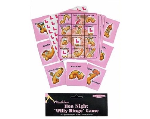 (12) HEN NIGHT WILLY BINGO GAME