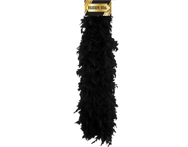 150CM BLACK FEATHER BOA