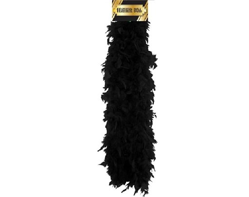 150CM BLACK FEATHER BOA