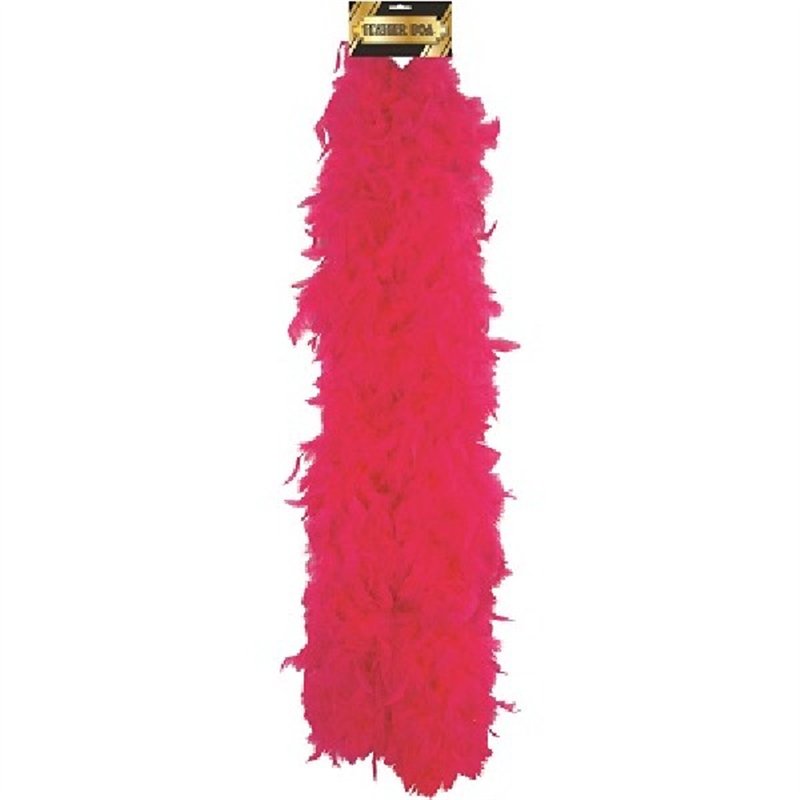 150CM HOT PINK FEATHER BOA