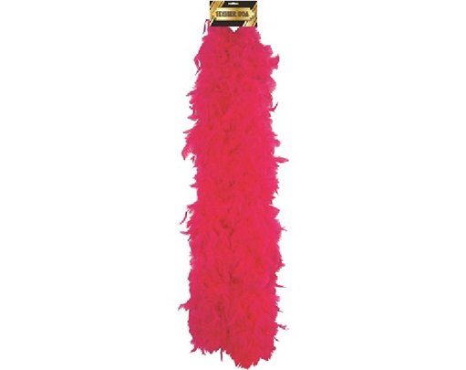 150CM HOT PINK FEATHER BOA