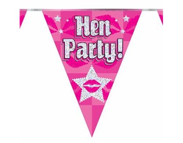 3.9M HEN PARTY BUNTING