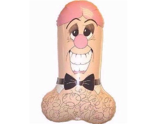 MR WILLY SHAPE JUMBO FOIL BALLOON